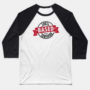 100 percent certified based Baseball T-Shirt